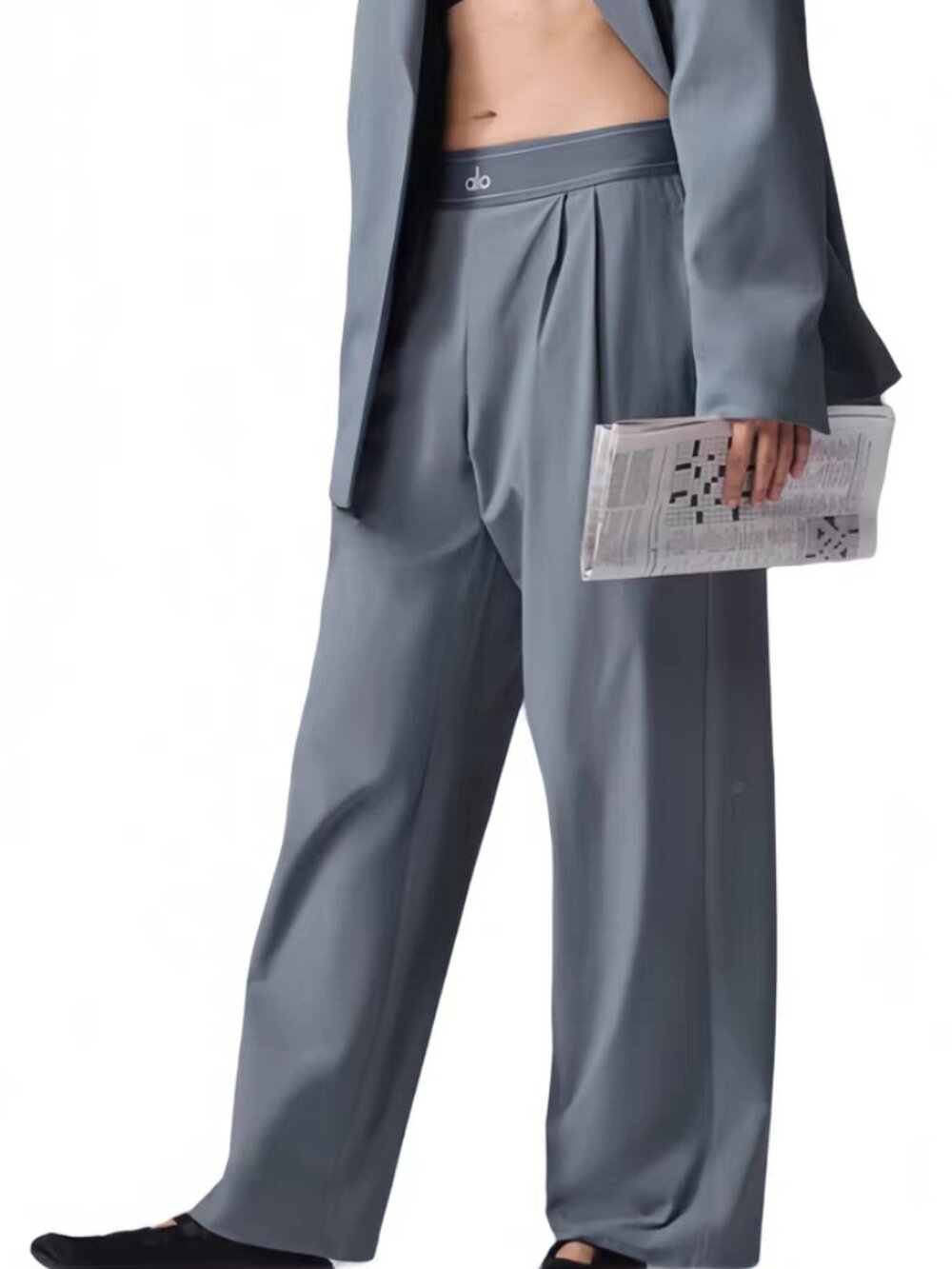 Alo Yoga Brand Trouser🌻Steel Gray(Women's Regular 30-inch)🌠 - Picture 8 of 8
